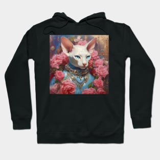 Sphynx In Botanical Garden Hoodie